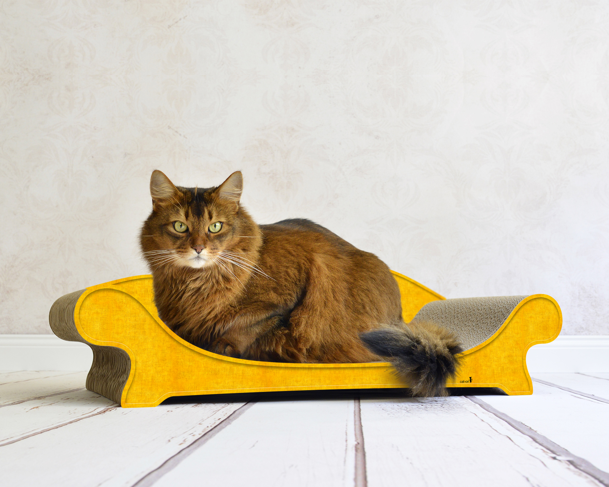 LE CANAPÉ PLUS Katzensofa,  dunkelgelb (004e)