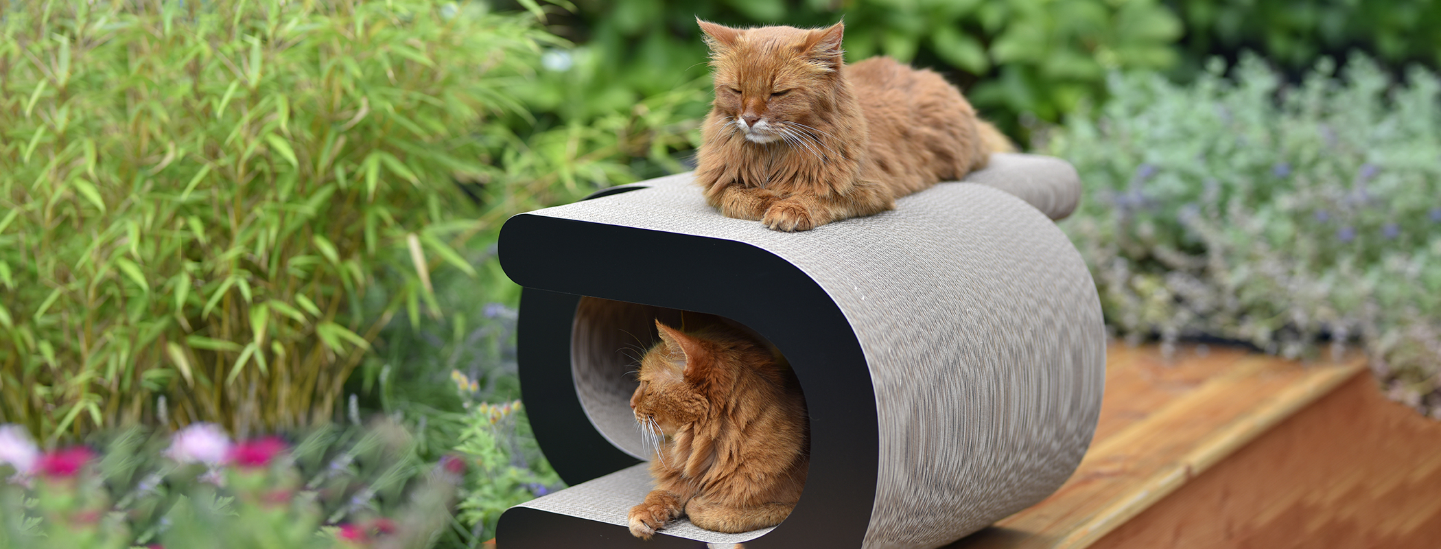 LA VAGUE XL Design Cat Scratcher, shiny white (000x) LA VAGUE XL Design Cat Scratcher, shiny white (000x)