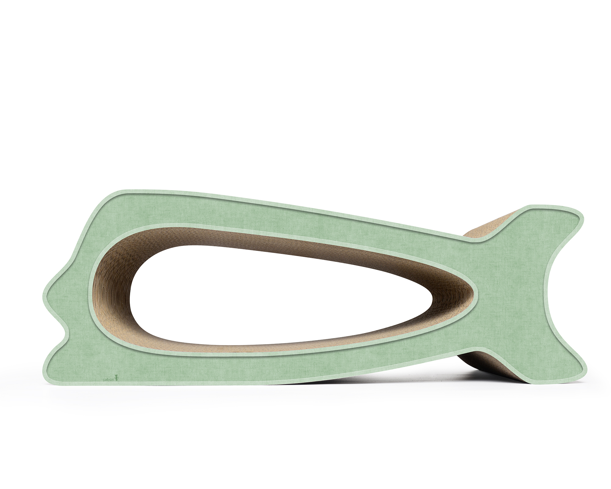 Wal-Kratzmöbel LA BALEINE in Mintgrün (Hemlock) – handgefertigt in Deutschland.