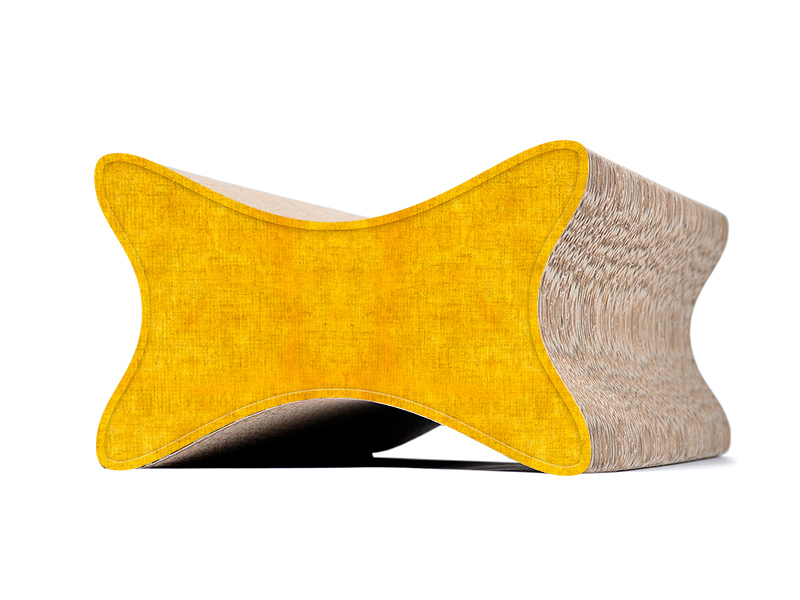 LE PAPILLON Kratzmöbel – beidseitiges Designer Kratzbrett aus Premium Kratzpappe, handmade in Berlin