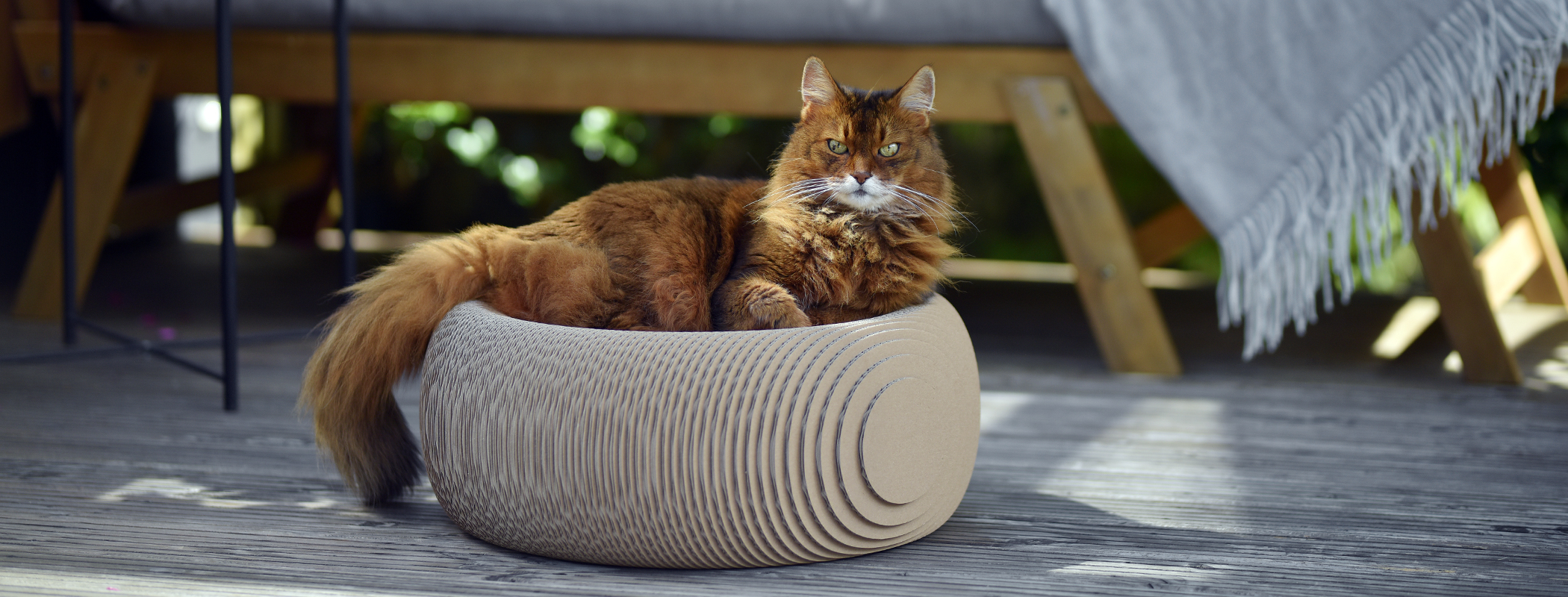 LE PLOUFF Round Catbed